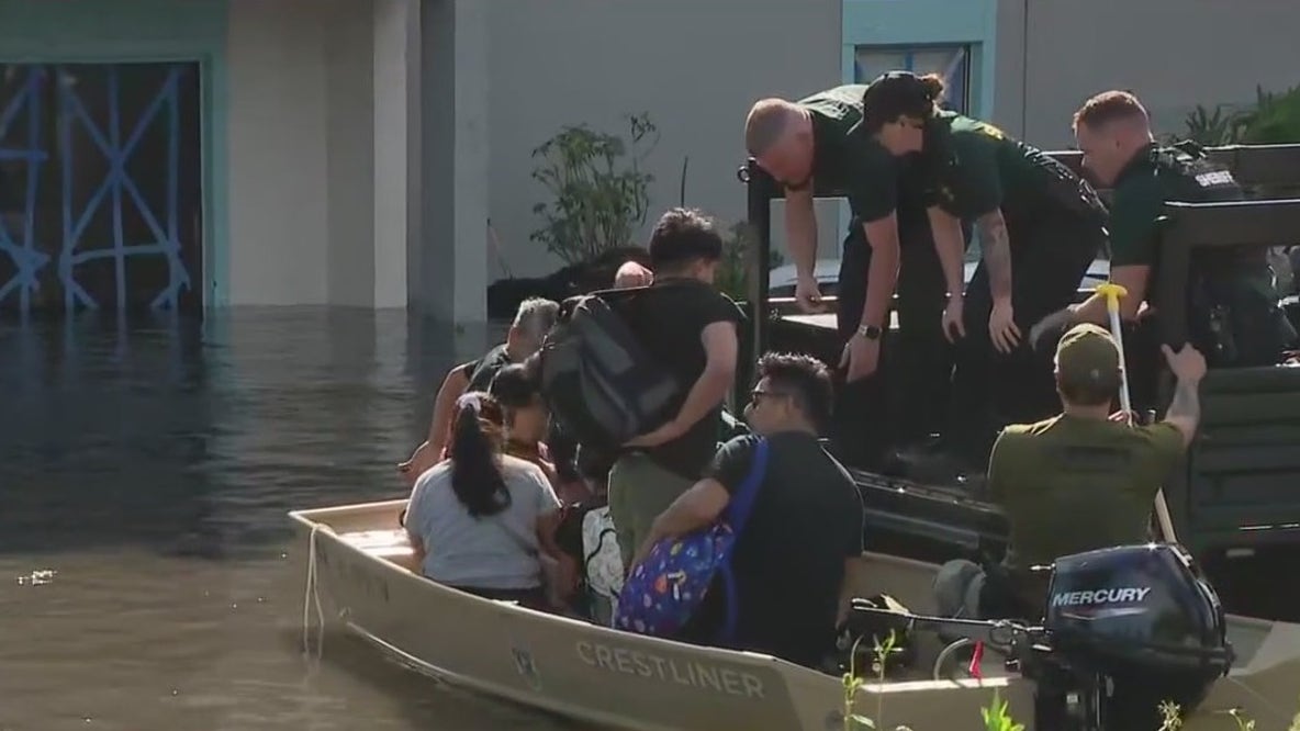 Water rescues underway in Pinellas County